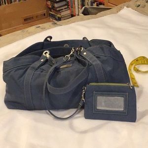 Baggallini Navy Shoulder Bag with Pouch